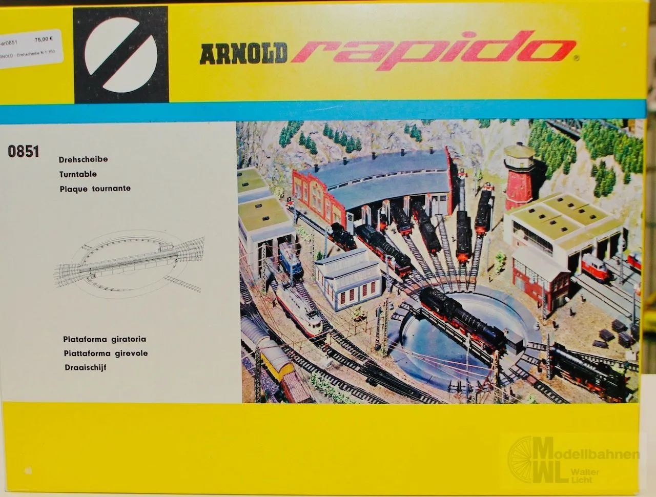 Arnold 0851 - ARNOLD - Drehscheibe N 1:160