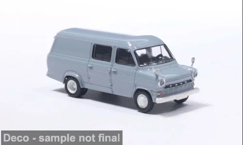 Brekina 34170 - Ford Transit Kasten in grau H0 1:87