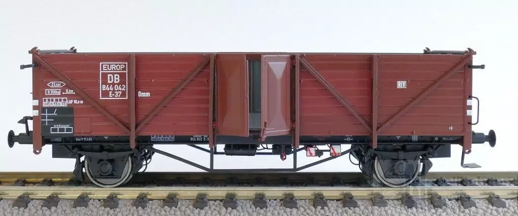 Exact Train 20338 - Güterwagen offen DB Ep.III Omm37 Duisburg H0/GL