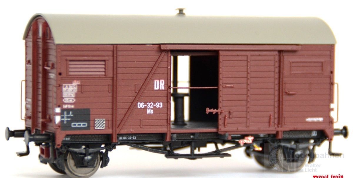 Exact Train 24010 - Güterwagen gedeckt DR Ep.III Nordhausen H0/GL