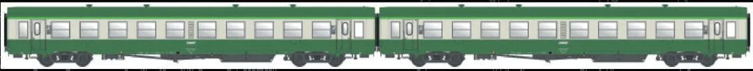 LS Models MW40035 - Personenwagen Set SNCF Ep.IVb USI B10t U61 2.Kl. H0/GL