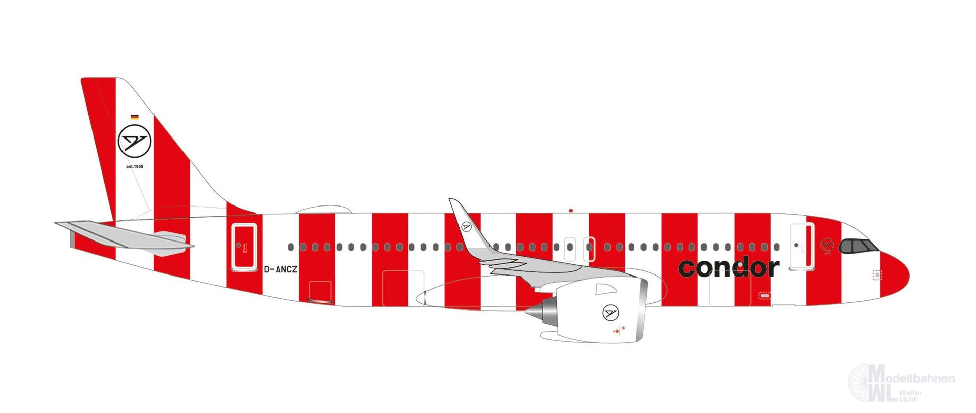 Herpa 538572 - Airbus A320neo Condor Passion H0 1:500