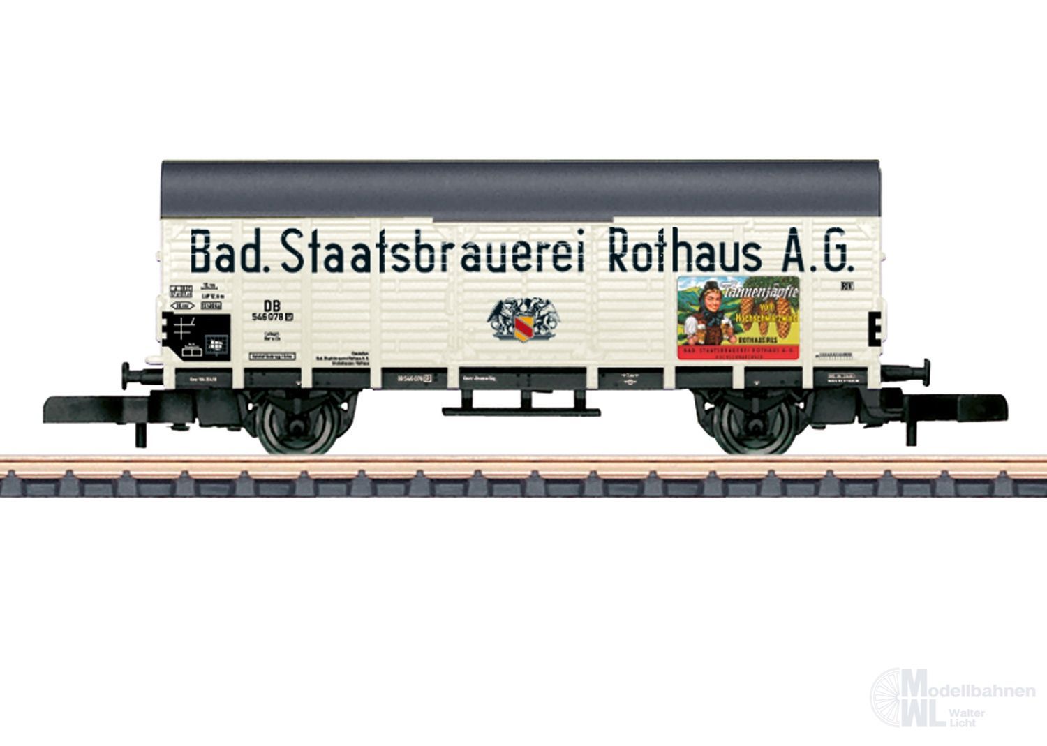 Märklin 82260 - Güterwagen ged. DB Ep.III Rothaus A.G. Z 1:220