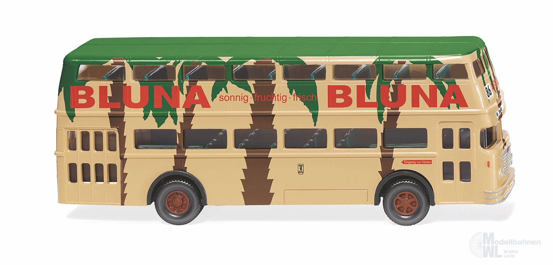 Wiking 072205 - Doppeldeckerbus D2U Büssing BLUNA H0 1:87 Wiking 072205 - Doppeldeckerbus D2U Büssing BLUNA H0 1:87