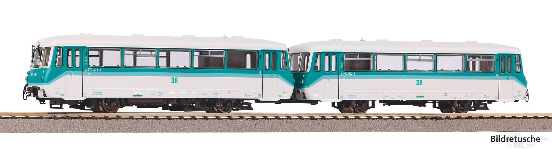 Piko 52898 - Triebzug BR 772 DR Ep.VI 2.tlg. H0/WS Sound