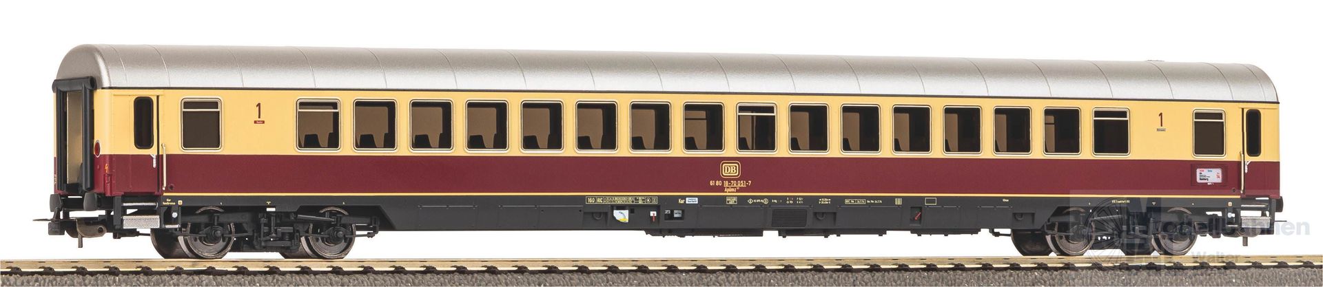 Piko 59676 - Personenwagen DB Ep.IV Apmz 121 TEE Merkur 2.Betr.Nr. H0/GL
