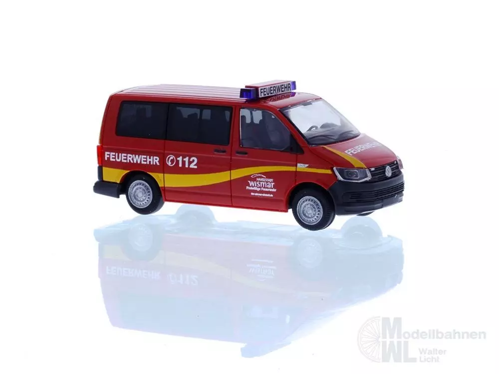 Rietze 53755 - Volkswagen T6 FW Hansestadt Wismar H0 1:87
