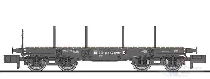 Liliput 265246 - Schwerlastwagen ÖBB Ep.III SSy N 1:160