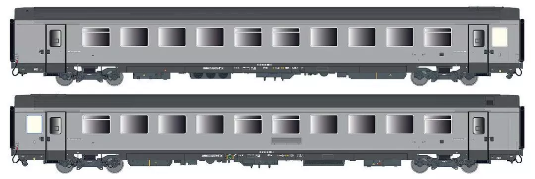 LS Models 40996 - Personenwagen Set SNCF Ep.V VTU A10rtu 2.tlg. H0/GL