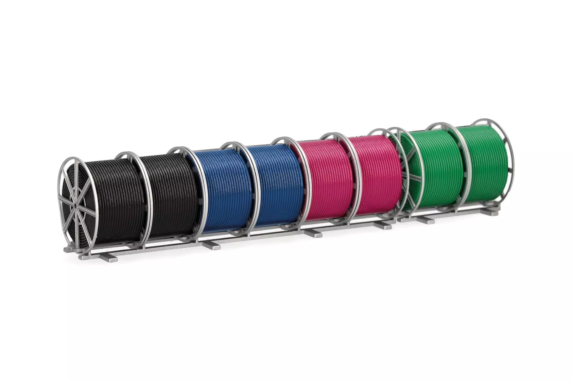 Herpa 055451 - Zubehör: Set mit 8 Kabelrollen und Basisrahmen H0 1:87