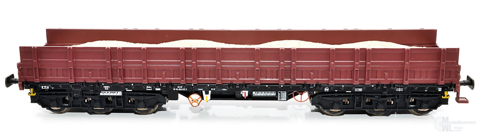 NPE NW22231 - Schwerlastwagen DR Ep.IV Samms 4860 erhöhte Bordwände Kiesladung H0/GL NPE NW22231 - Schwerlastwagen DR Ep.IV Samms 4860 erhöhte Bordwände Kiesladung H0/GL
