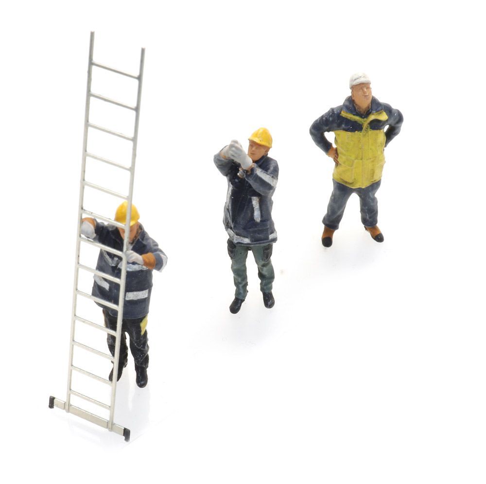 ARTITEC b.v. 5870009 - Gleisarbeiter mit Leiter 3 Figuren H0 1:87