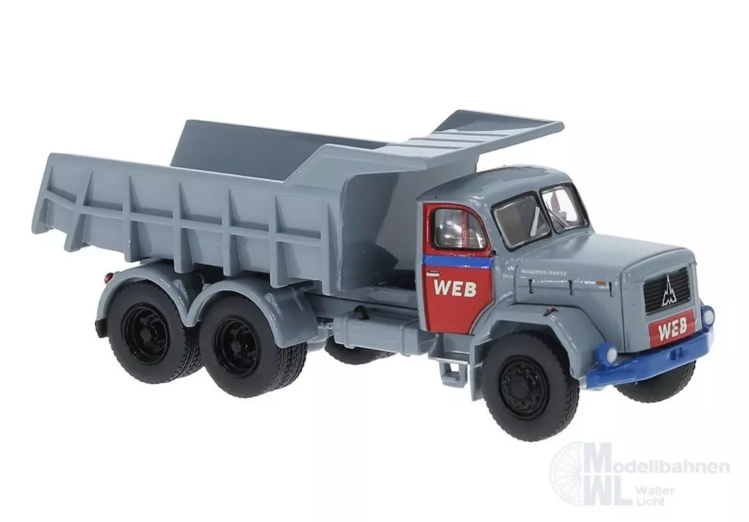 Brekina 83305 - Magirus Jupiter Kipper der WEB (NL) H0 1:87