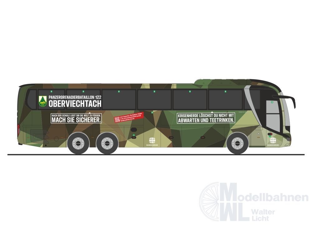 Rietze 74871 - MAN Lion´s Coach L´17 Bundeswehr Panzergrenadierbatallion 122 Oberviechta