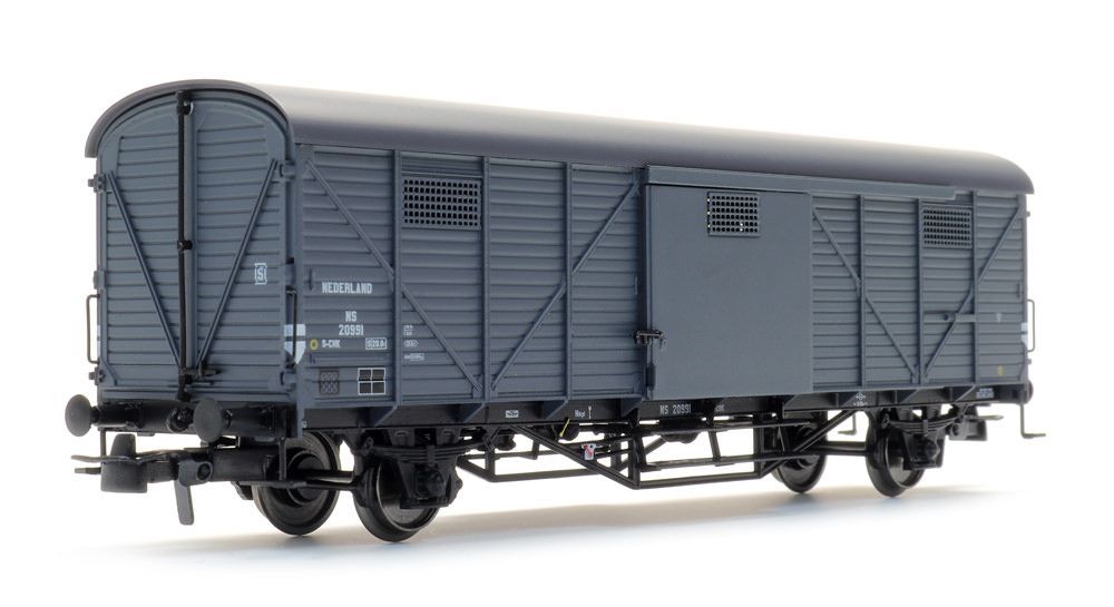 ARTITEC b.v. 20.311.03 - Güterwagen ged. NS Ep.III SCHK 20991 grau H0/GL