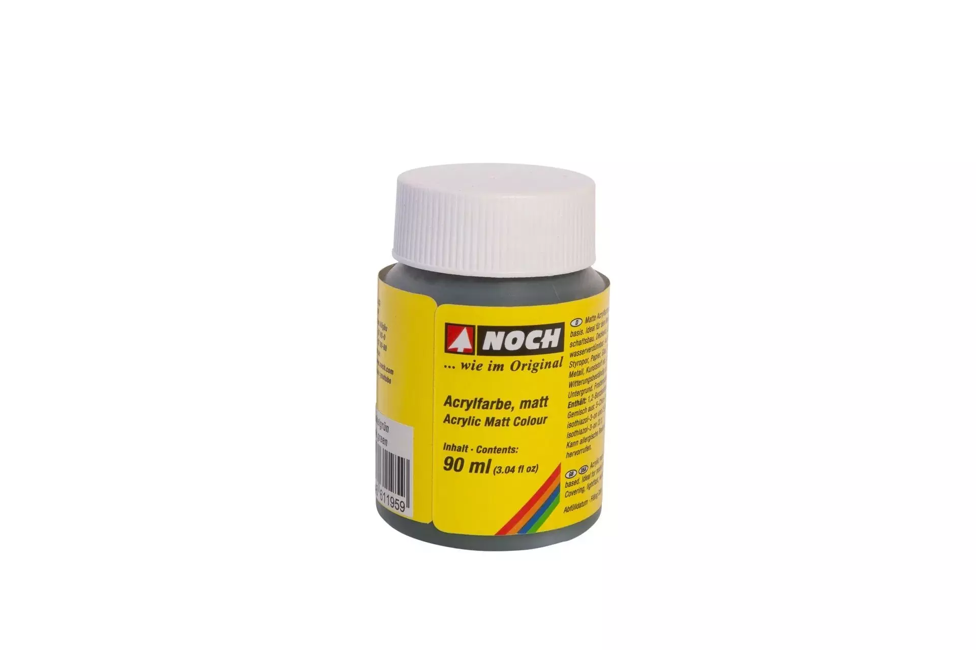 Noch 61195 - Acrylfarbe, matt, dunkelgrün G/1/0/H0/H0m/H0e/TT/N/Z