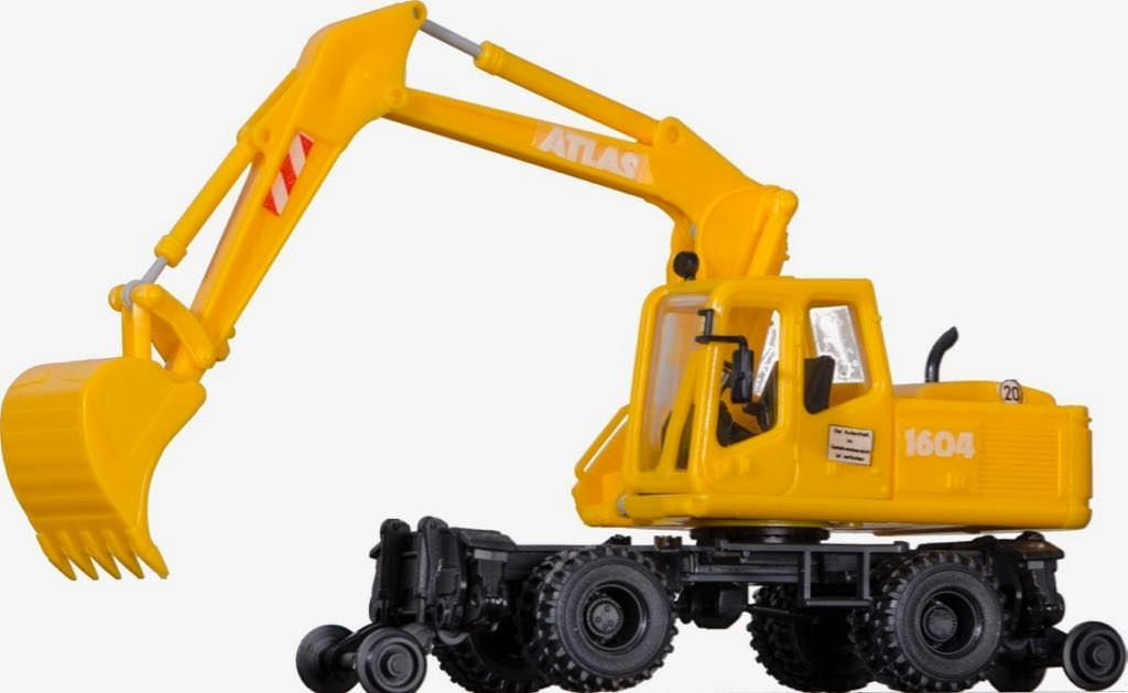 Kibri 16312 - ATLAS Zweiwege Bagger H0 1:87 Kibri 16312 - ATLAS Zweiwege Bagger H0 1:87