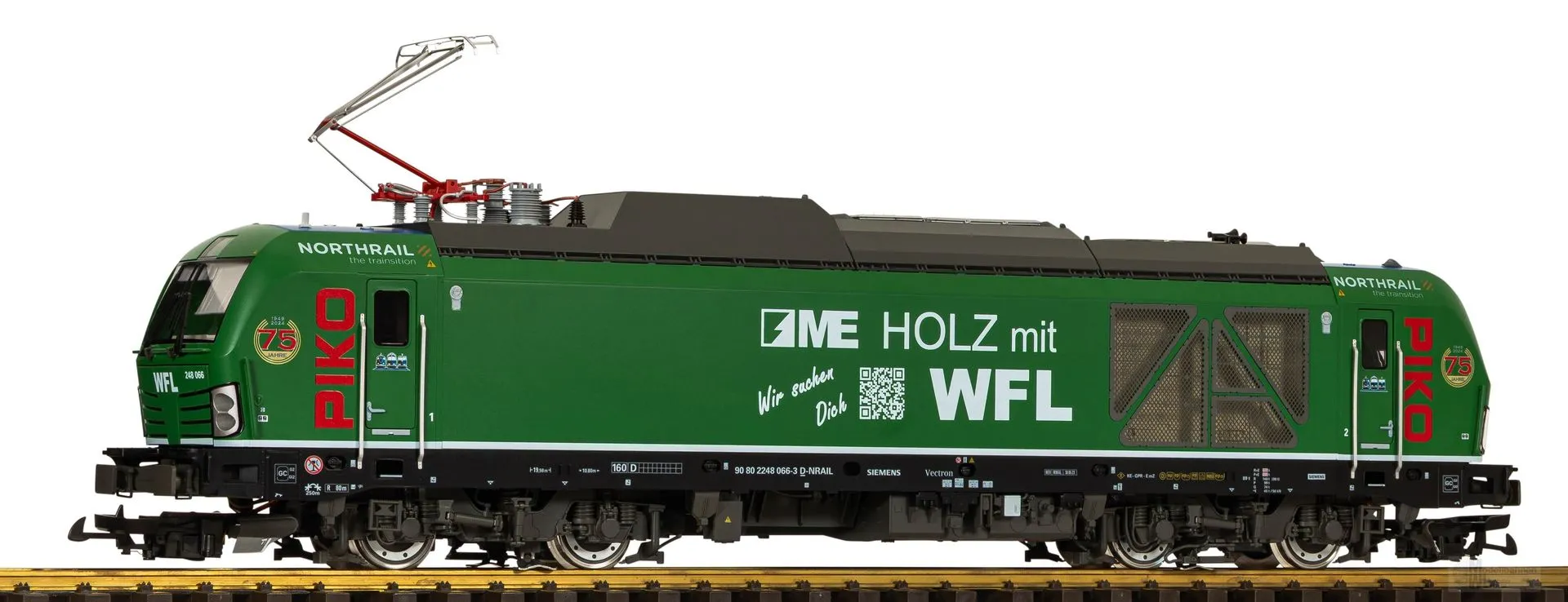 Piko 37471 - Zweikraftlok BR 248 NortRail Ep.VI WFL / PIKO Spur G 1:22,5 Sound
