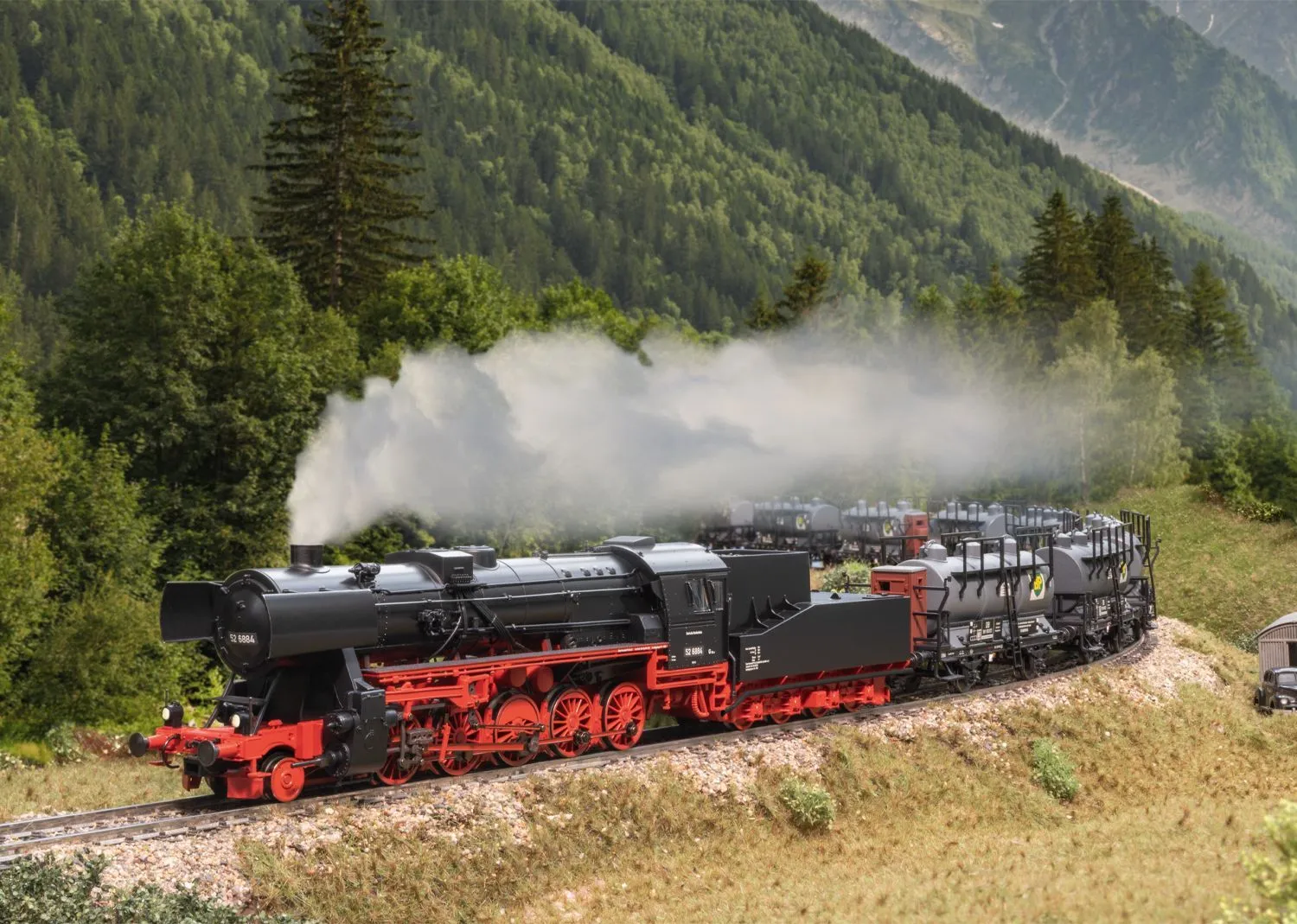 Trix 25535 - Dampflok BR 52 DB Ep.III Tender K4 T30 H0/GL Sound