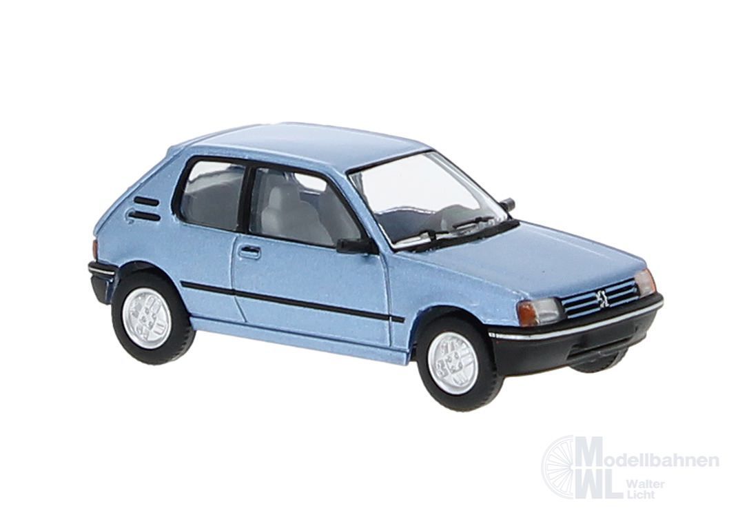 PCX-Models 870506 - Peugeot 205 metallic-hellblau 1984 H0 1:87