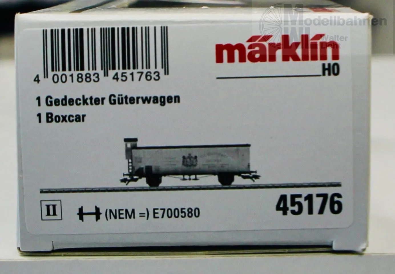 Märklin 45176 - MÄRKLIN - Güterwagen ged. DRG Ep.II Kessler Sekt H0/WS