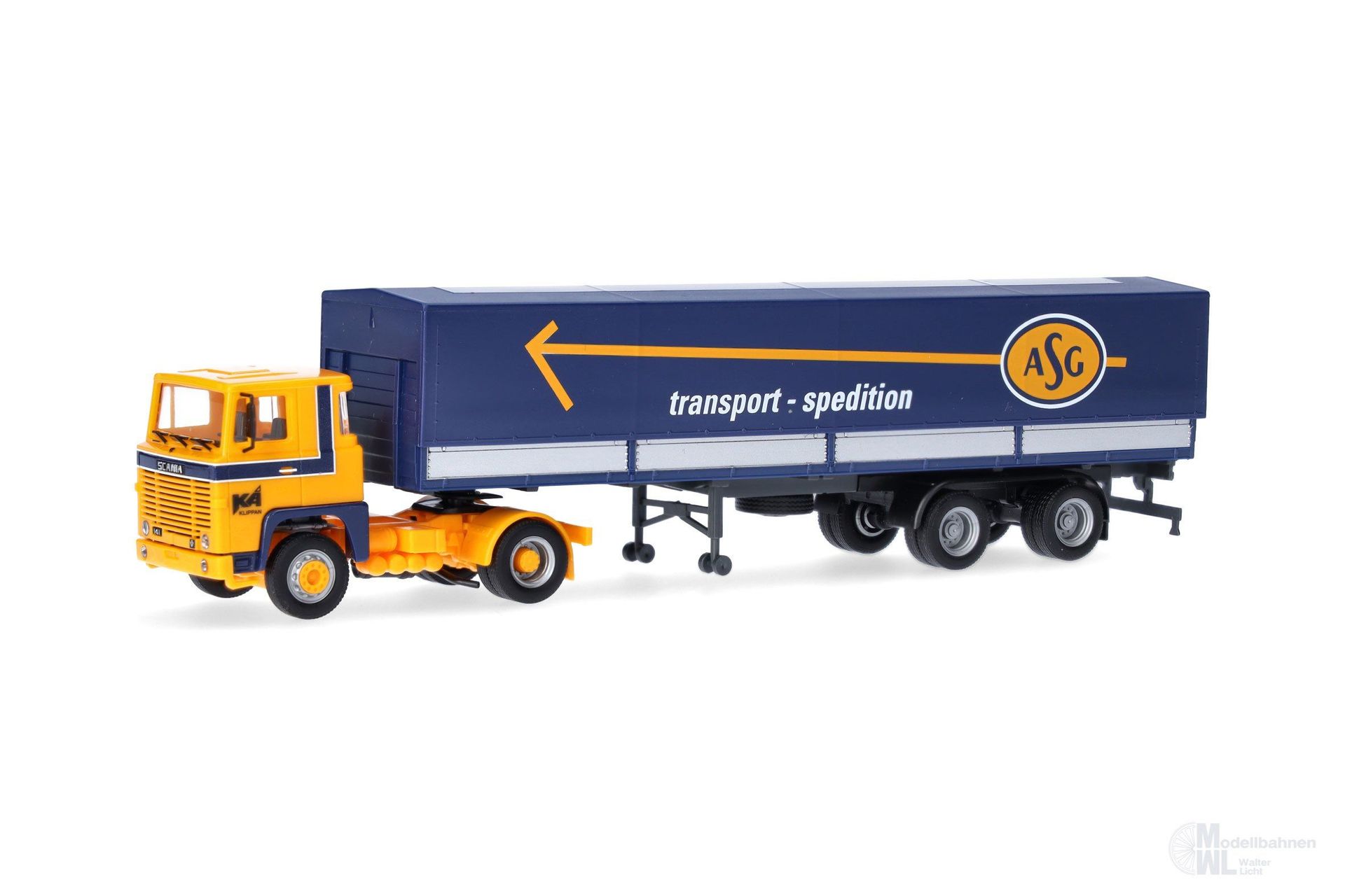 Herpa 318716 - Scania 141 Planen-Sz ASG H0 1:87