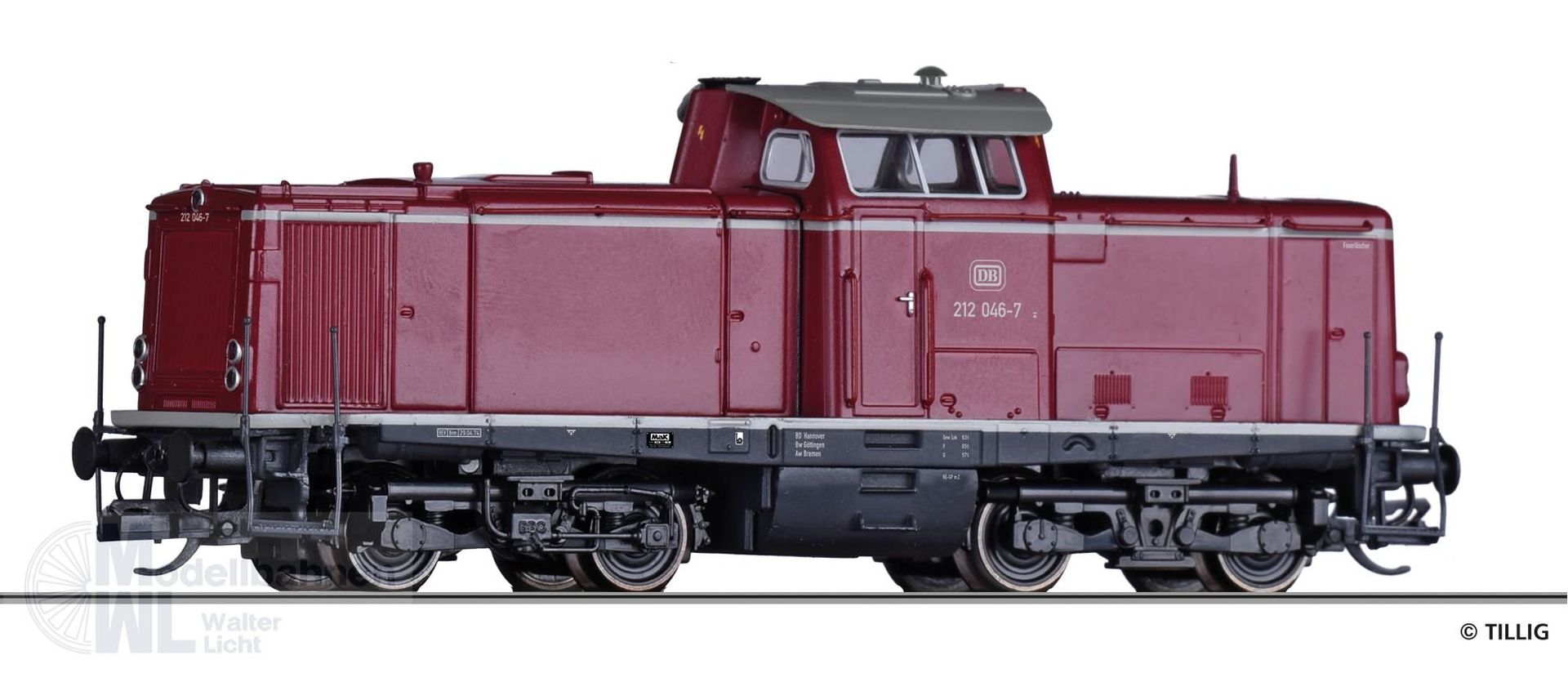 Tillig 502265 - Diesellok BR 212 DB Ep.IV TT 1:120