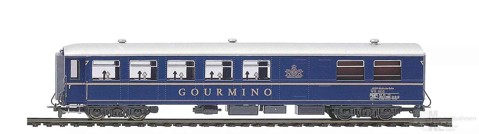 Bemo 3273131 - Speisewagen RhB Ep.V/VI WR 3811 Gourmino APCE H0m