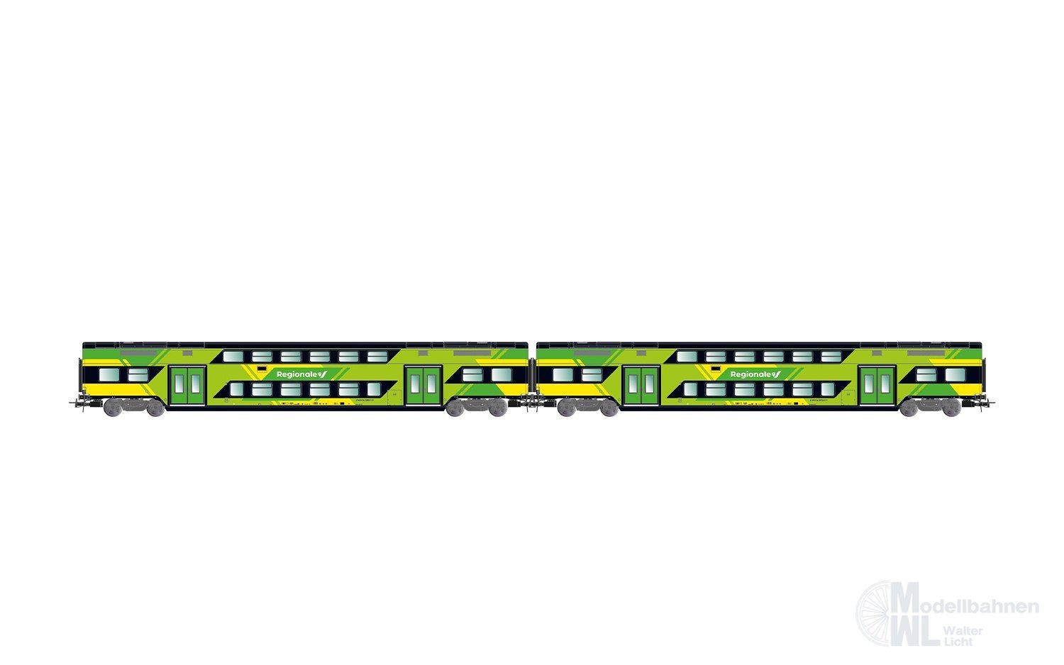 Lima 5060 - Doppelstockwagen Set FS Treniatlia Ep.VI 2.tlg. H0/GL