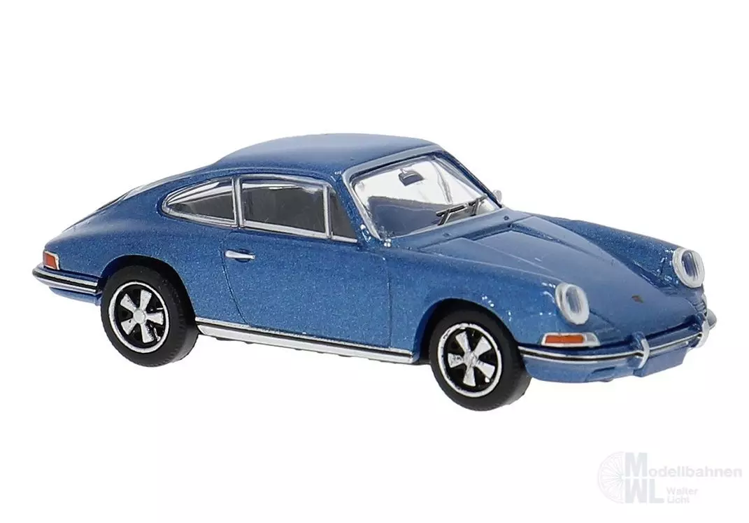 Brekina 16234 - Porsche 911 blau H0 1:87