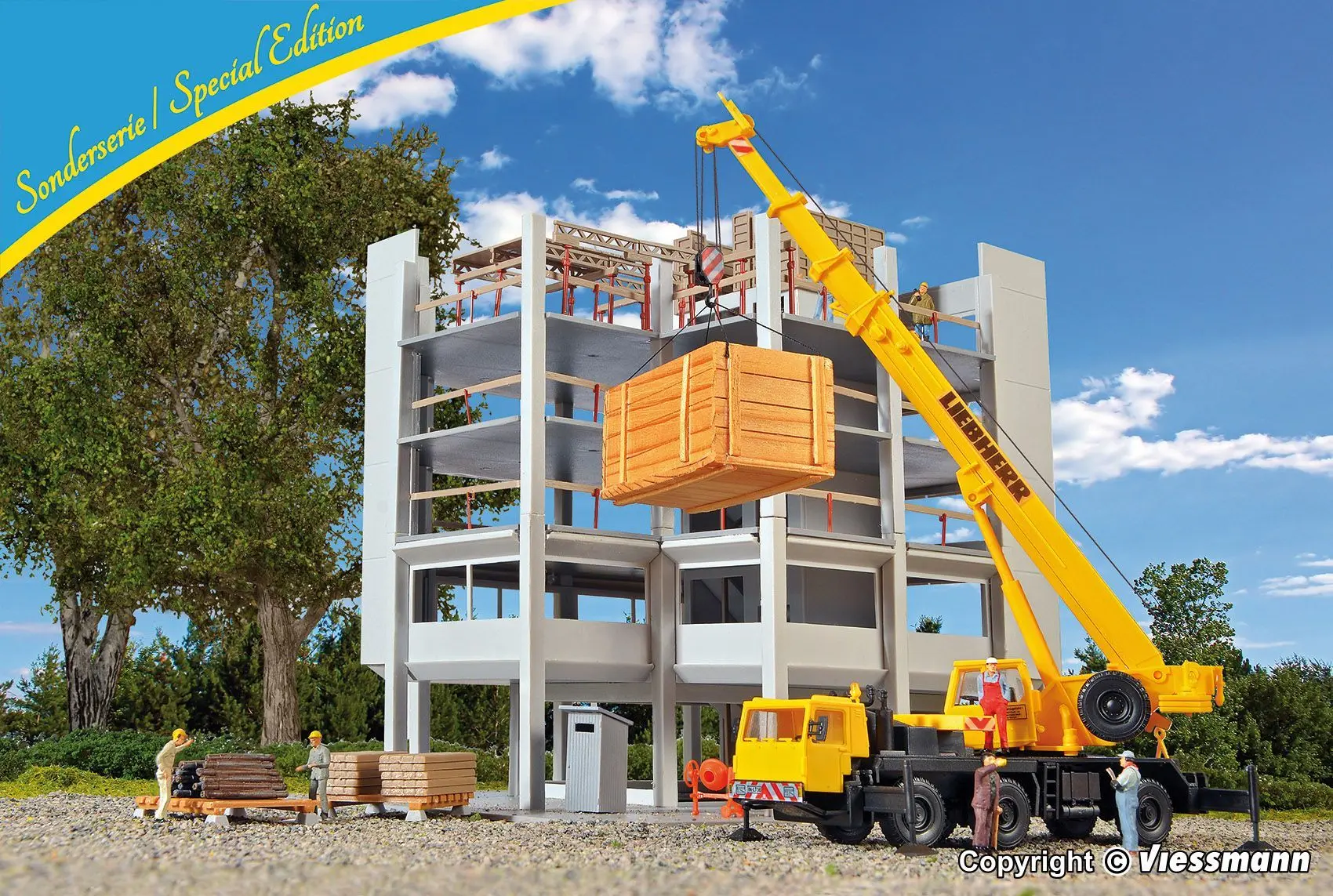 Kibri 12503 - Liebherr Mobilkran LTM 1050/3 Bausatz H0 1:87