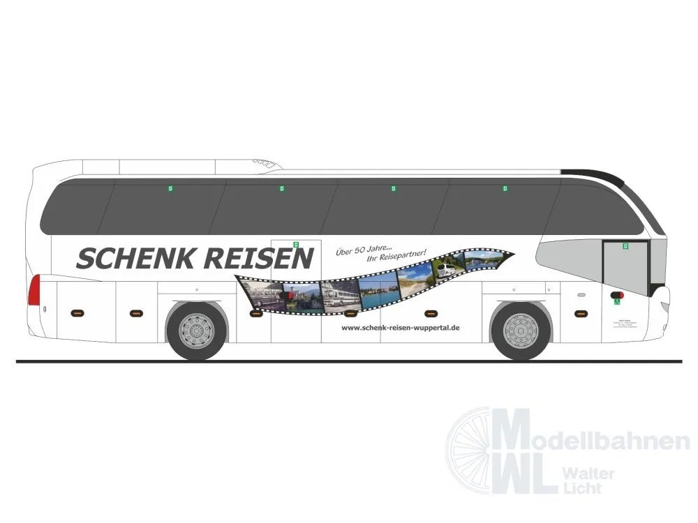 Rietze 67144 - Neoplan Cityliner 07 Schenk Reisen, Wuppertal H0 1:87