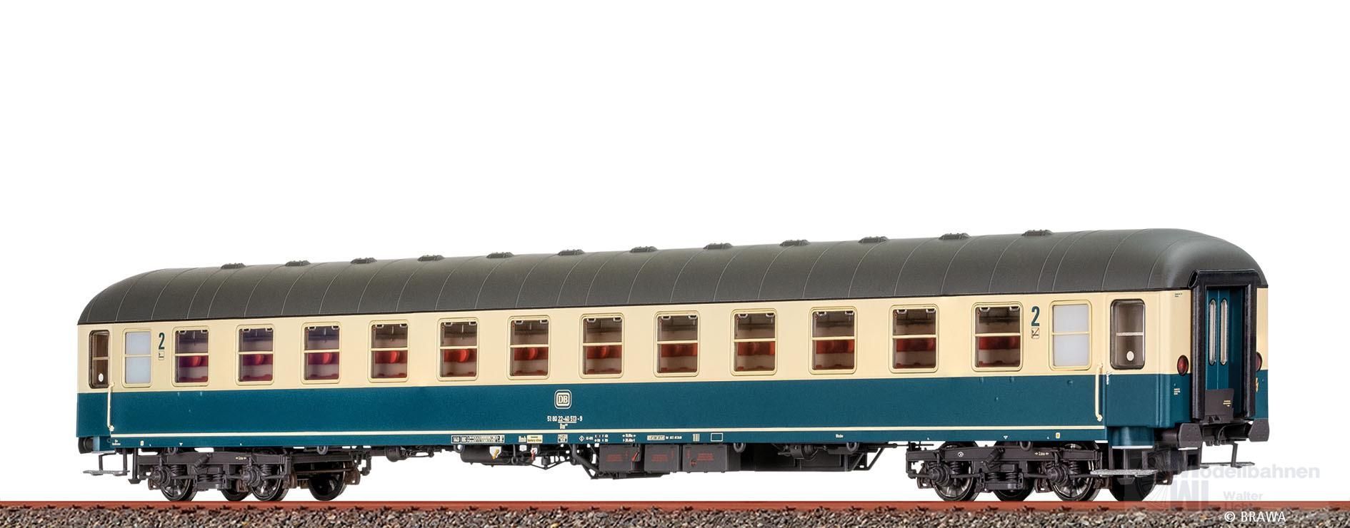 Brawa 58146 - Schnellzugwagen DB Ep.IV Bm232 H0/GL Basic+ LED Brawa 58146 - Schnellzugwagen DB Ep.IV Bm232 H0/GL Basic+ LED