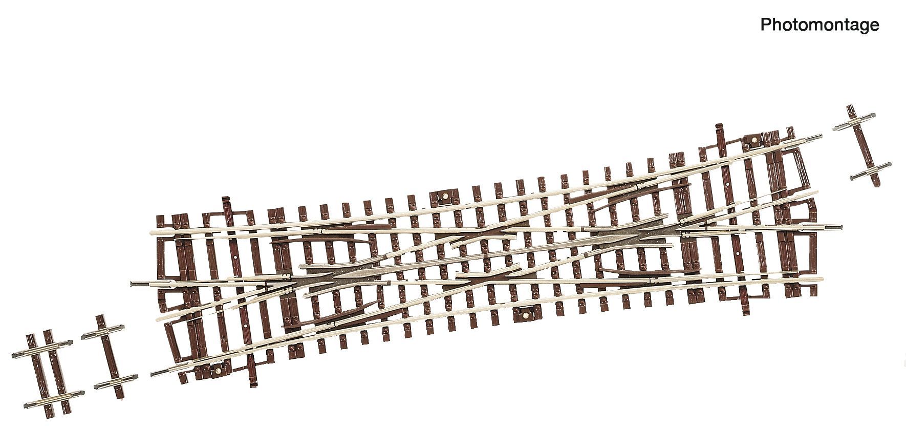 Roco 42452 - Doppelkreuzungsweiche DKW 15° H0/GL