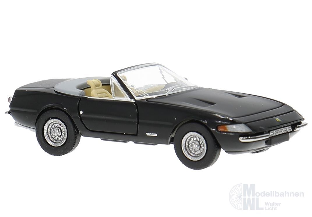 Brekina 22941 - Ferrari 365 GTS in schwarz H0 1:87