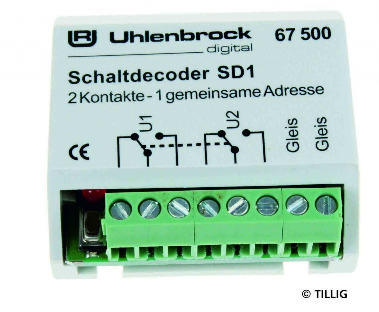 Tillig 66837 - Schaltdecoder SD 1 Tillig 66837 - Schaltdecoder SD 1