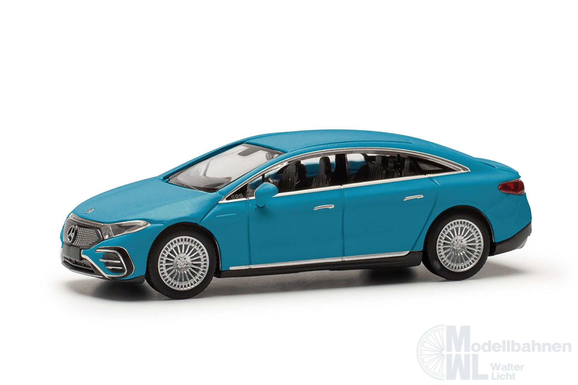 Herpa 421041-002 - Mercedes-EQ EQS, Chinablau H0 1:87 Herpa 421041-002 - Mercedes-EQ EQS, Chinablau H0 1:87