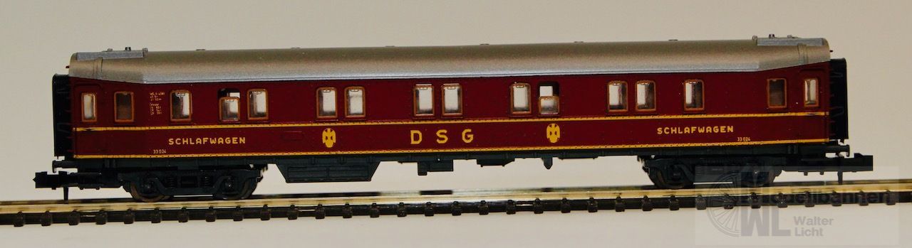Roco 2259 - ROCO - Hecht Schlafwagen DB WL4ü N 1:160