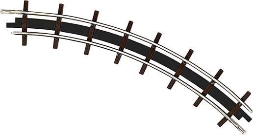 Busch 12323 - 2 Bogengleise R 115 45° H0 1:87