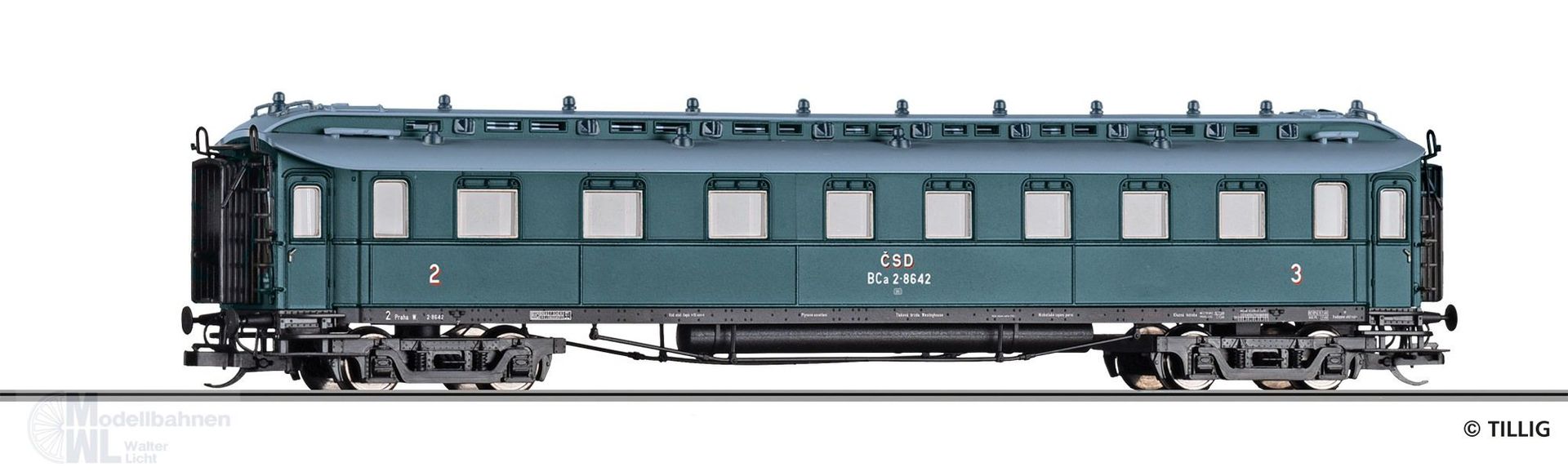 Tillig 12008 - Reisezugwagen CSD Ep.III TT 1:120 Tillig 12008 - Reisezugwagen CSD Ep.III TT 1:120