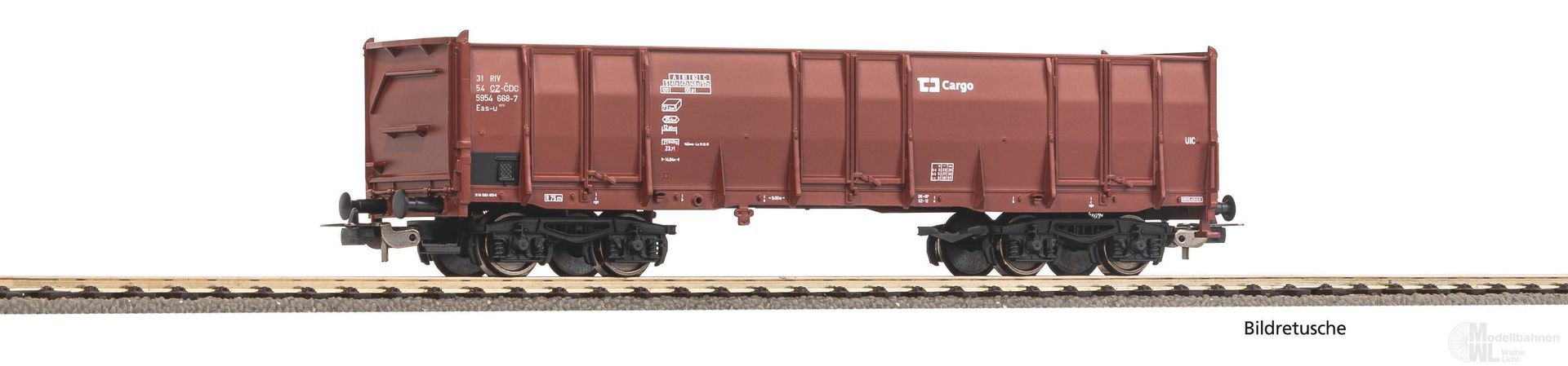 Piko 98553E2 - Hochbordwagen Eaos CD Cargo Ep.VI braun 2.Betr.Nr. H0/GL