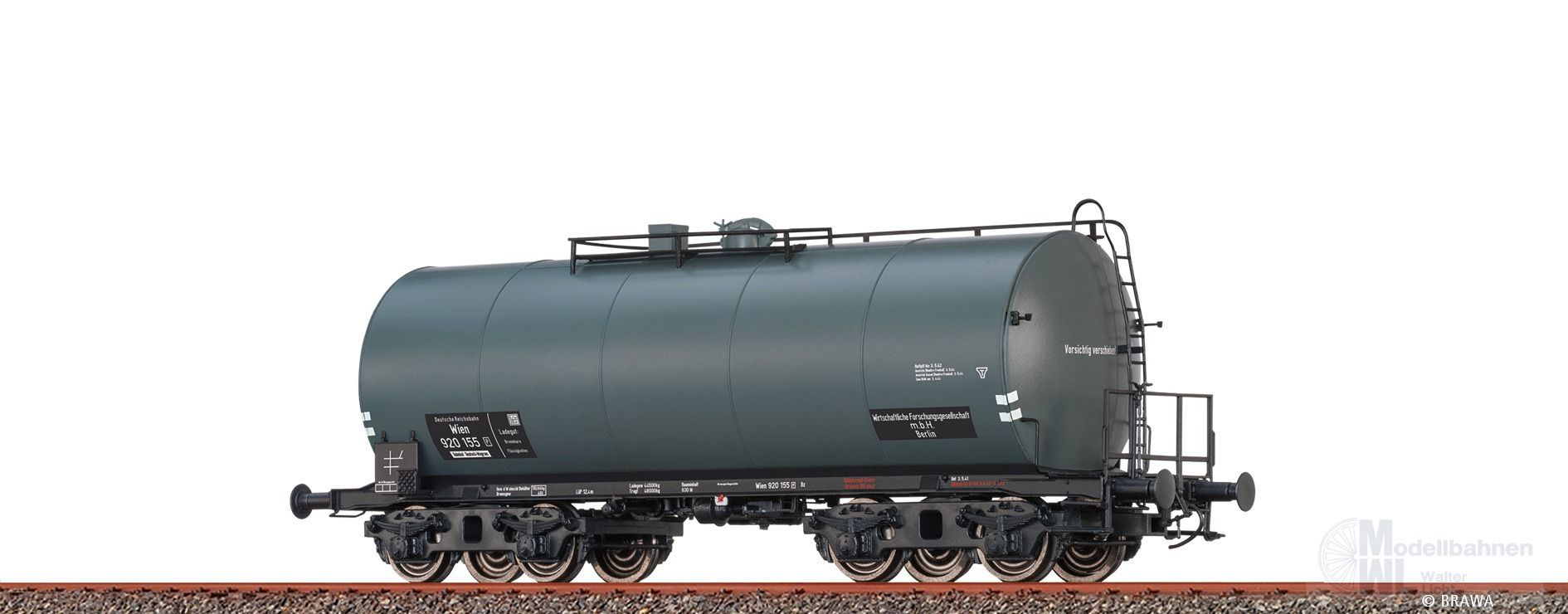 Brawa 49620 - Leichtbaukesselwagen DRG Ep.II Uerdingen H0/GL Brawa 49620 - Leichtbaukesselwagen DRG Ep.II Uerdingen H0/GL