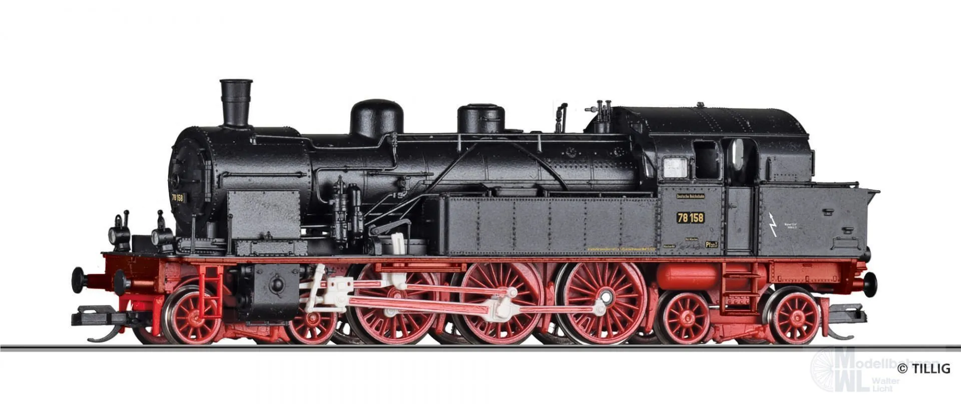 Tillig 04204 - Dampflok BR 78.0 DRG Ep.II TT 1:120