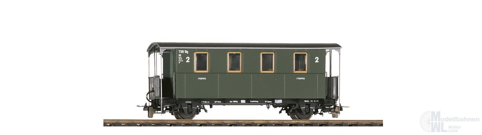Bemo 3003820 - Personenwagen DB Ep.III KBi 740 2.Kl. H0e