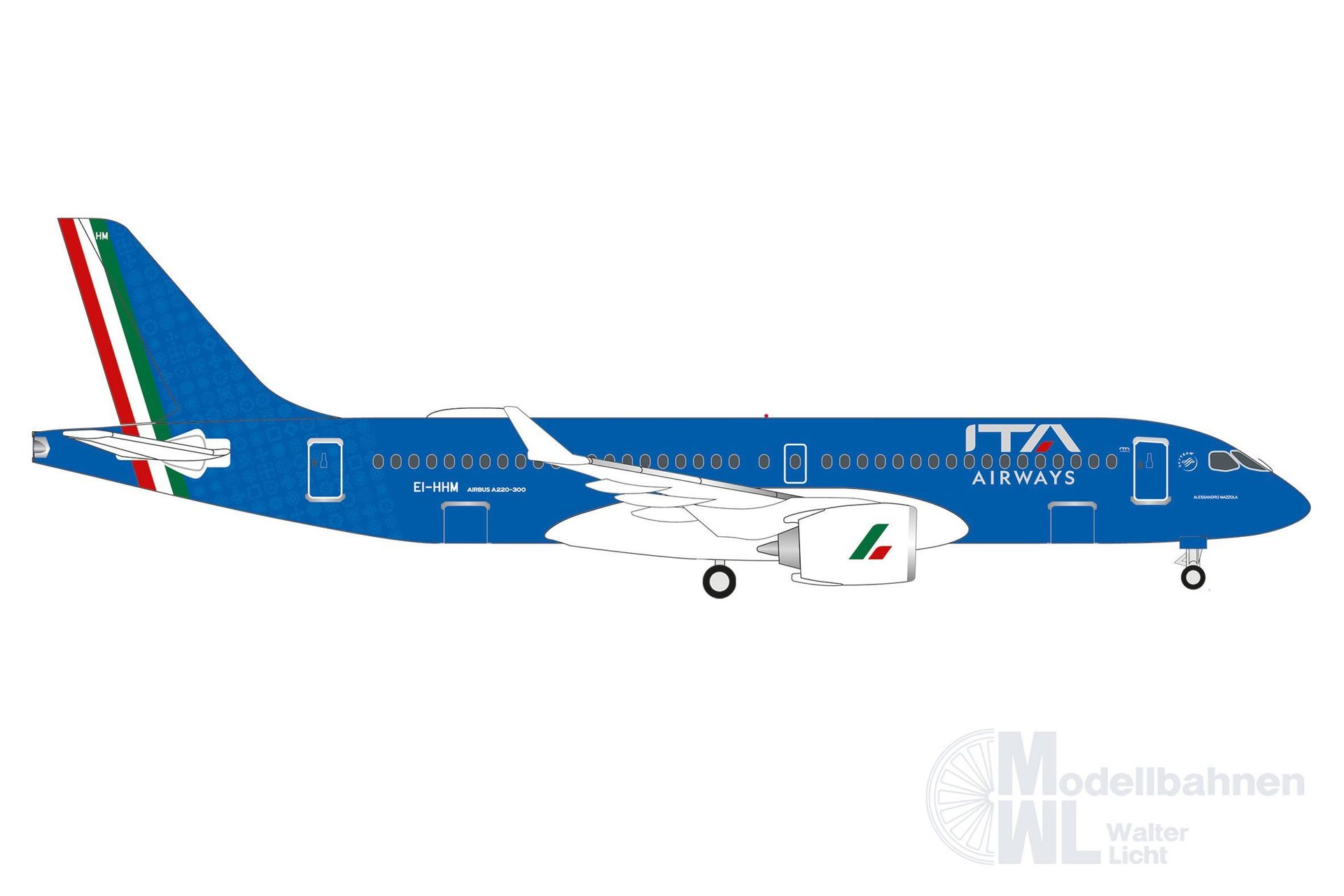 Herpa 537582 - Airbus A220-300 ITA Airways 1:500