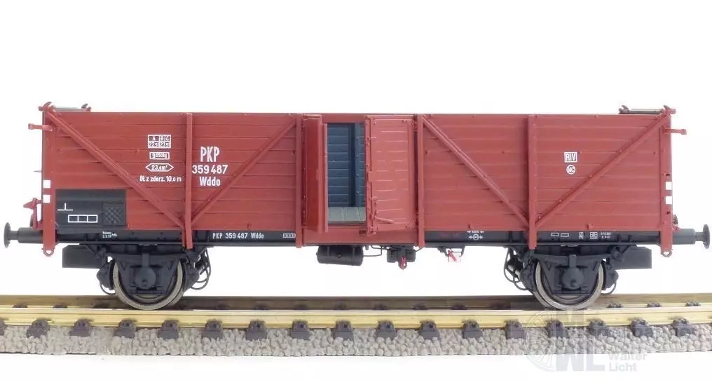 Exact Train 20332 - Güterwagen offen PKP Ep.III Klagenfurt Blechtür H0/GL