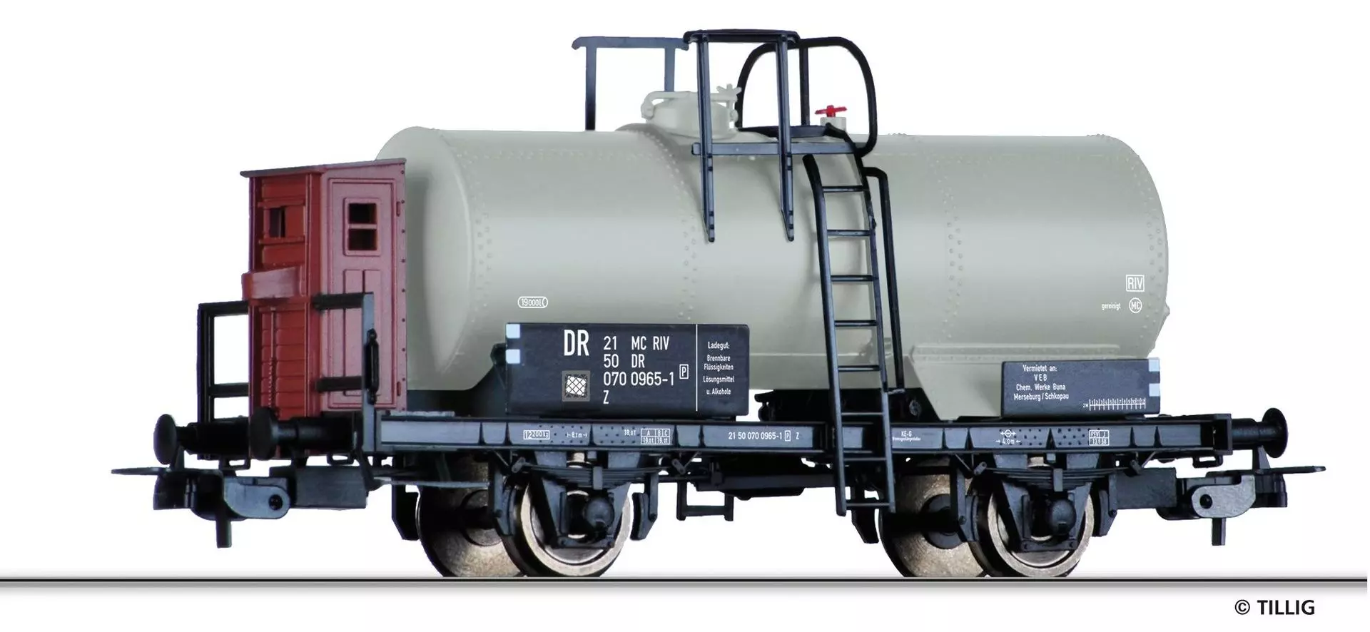 Tillig 76792 - Kesselwagen DR Ep.IV VEB Chemische Werke Buna H0/GL