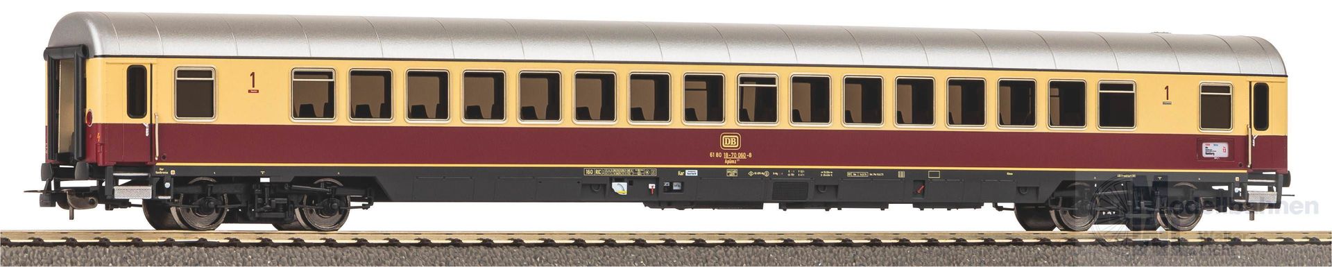 Piko 59675 - Personenwagen DB Ep.IV Apmz 121 TEE Merkur 1.Betr.Nr. H0/GL
