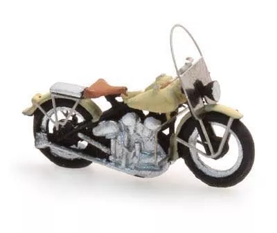 ARTITEC b.v. 387.04-IY - Motorrad US Liberator ivory H0 1:87