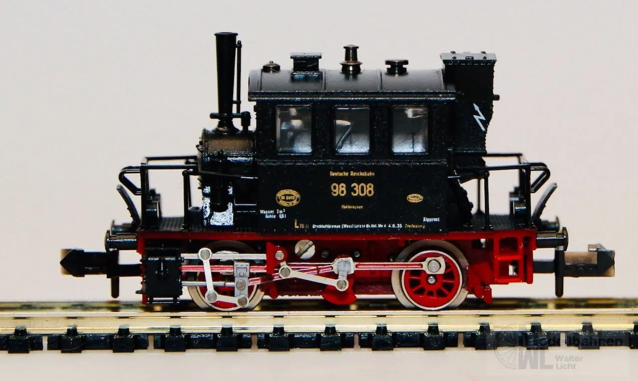 Trix 12015 - MINITRIX - Dampflok BR 98 308 DRG Ep.II N 1:160